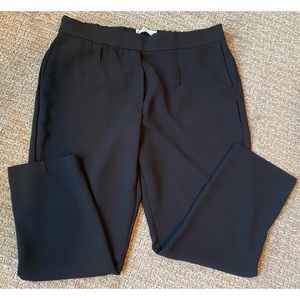 Women Mango Crop Black Pant